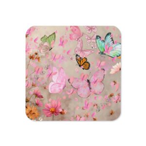 Home cork back coaster